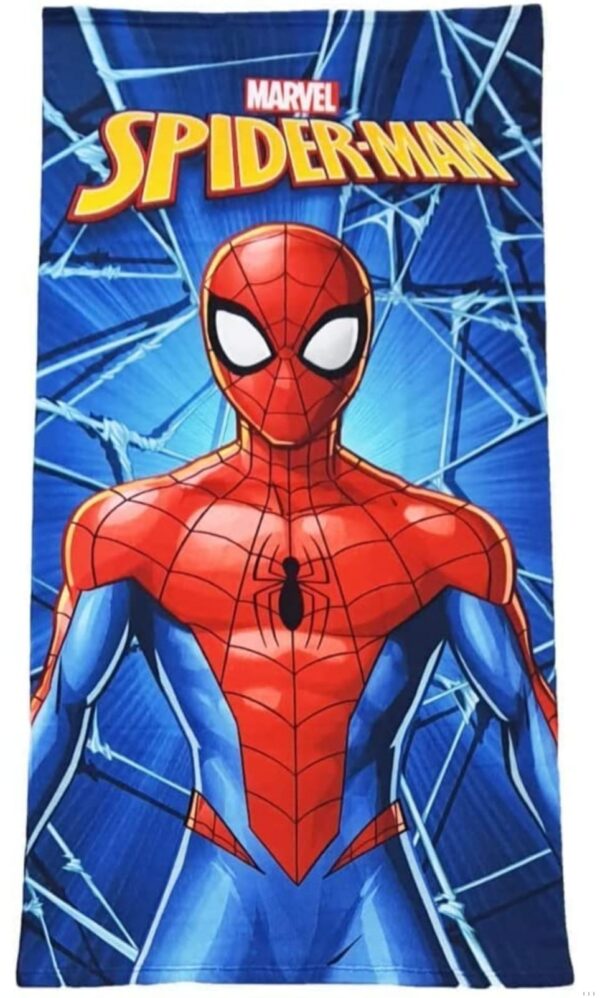 Toalla de Playa Microfibras Spiderman
