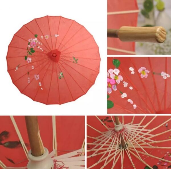 Sombrilla Hecha a Mano Estilo Tradicional - Imagen 3