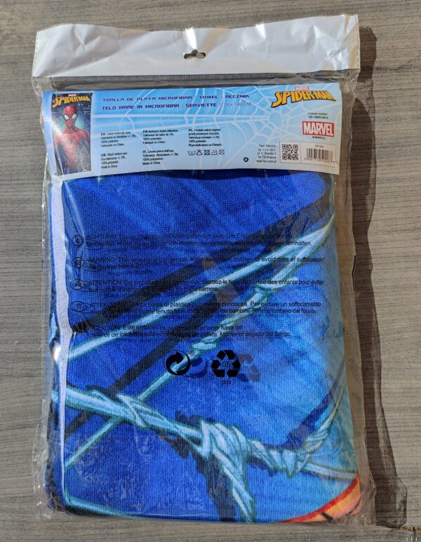 Toalla de Playa Microfibras Spiderman - Imagen 4