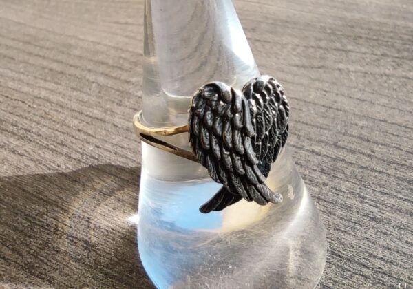 Anillo Alas Cruzadas Plata de Ley - Imagen 7