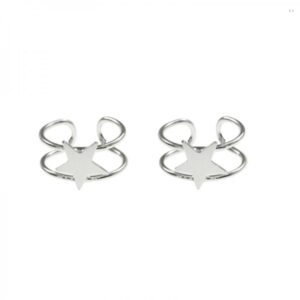 Pendientes Ear Cuff Estrella Plata de Ley