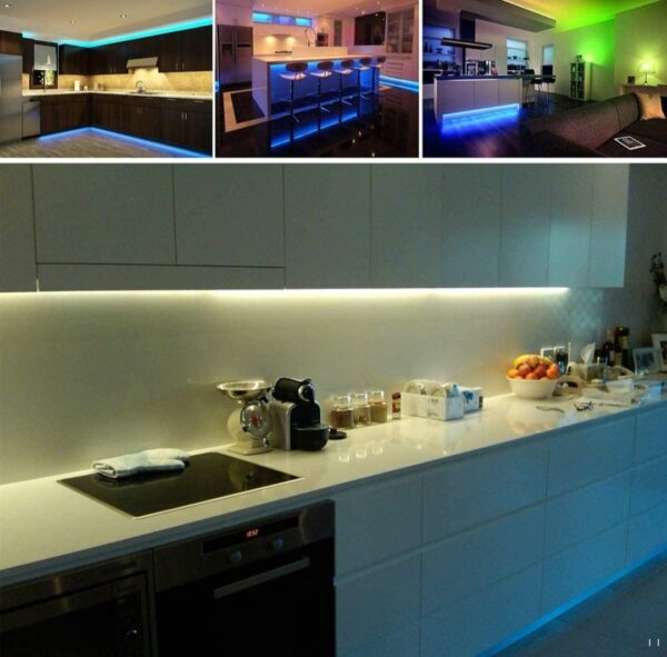 Luces Tiras LED 5 Metros RGB Empalmables con Control Remoto - Imagen 2