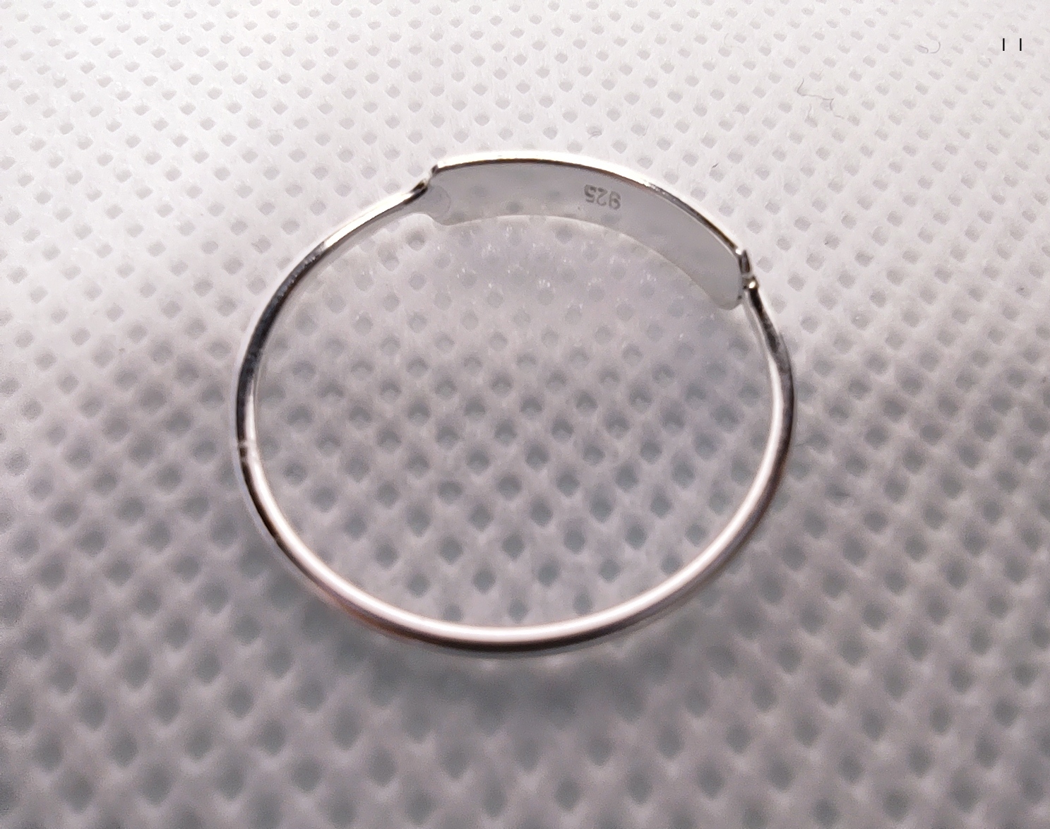 Anillo Chapa para Grabar Plata de Ley - Imagen 3