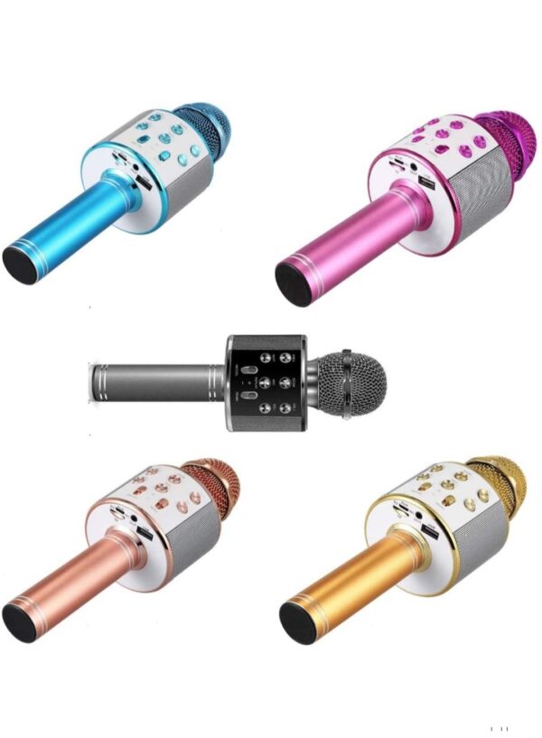 Micrófono Bluetooth con Modulador de Voz SD USB