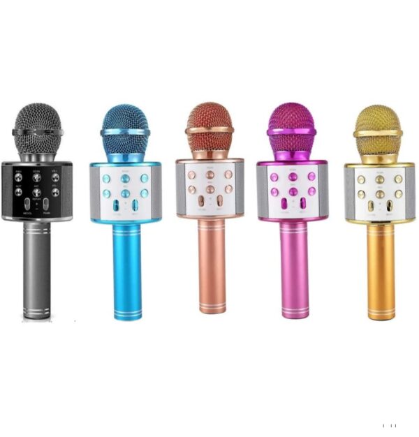Micrófono Bluetooth con Modulador de Voz SD USB - Imagen 2