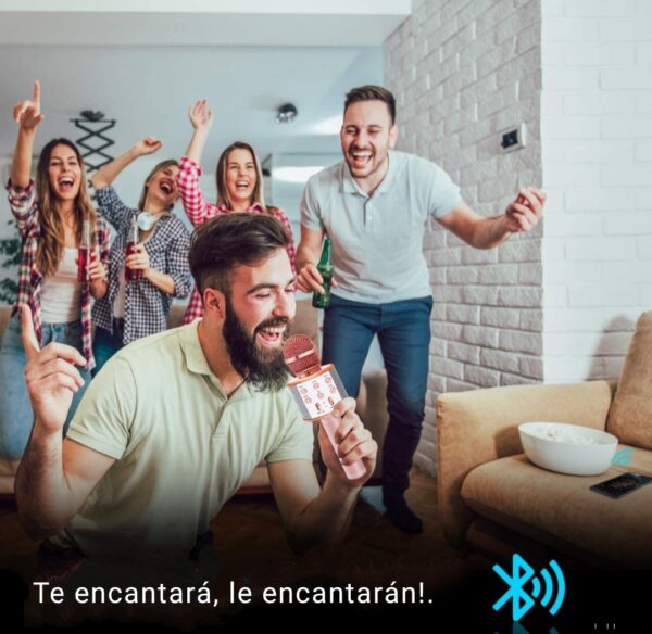 Micrófono Bluetooth con Modulador de Voz SD USB - Imagen 4