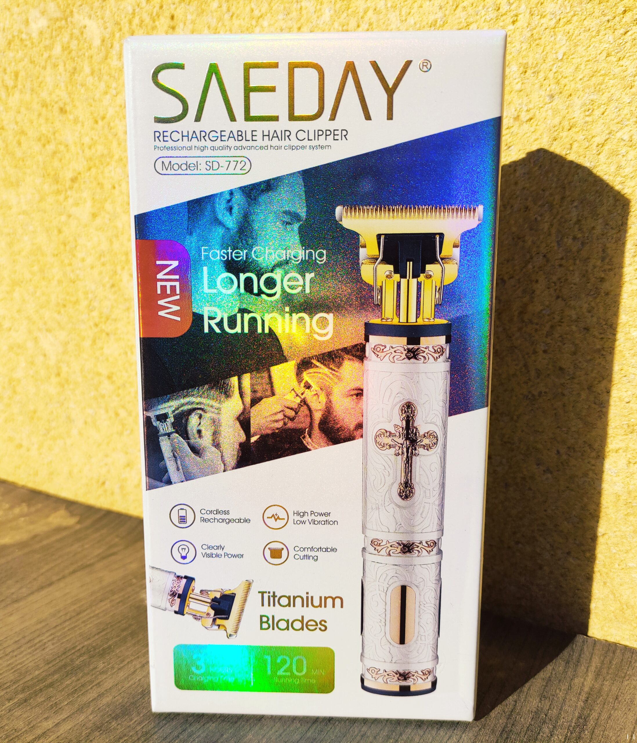 Cortapelo y Barba Profesional Diseño Cruz - Imagen 5