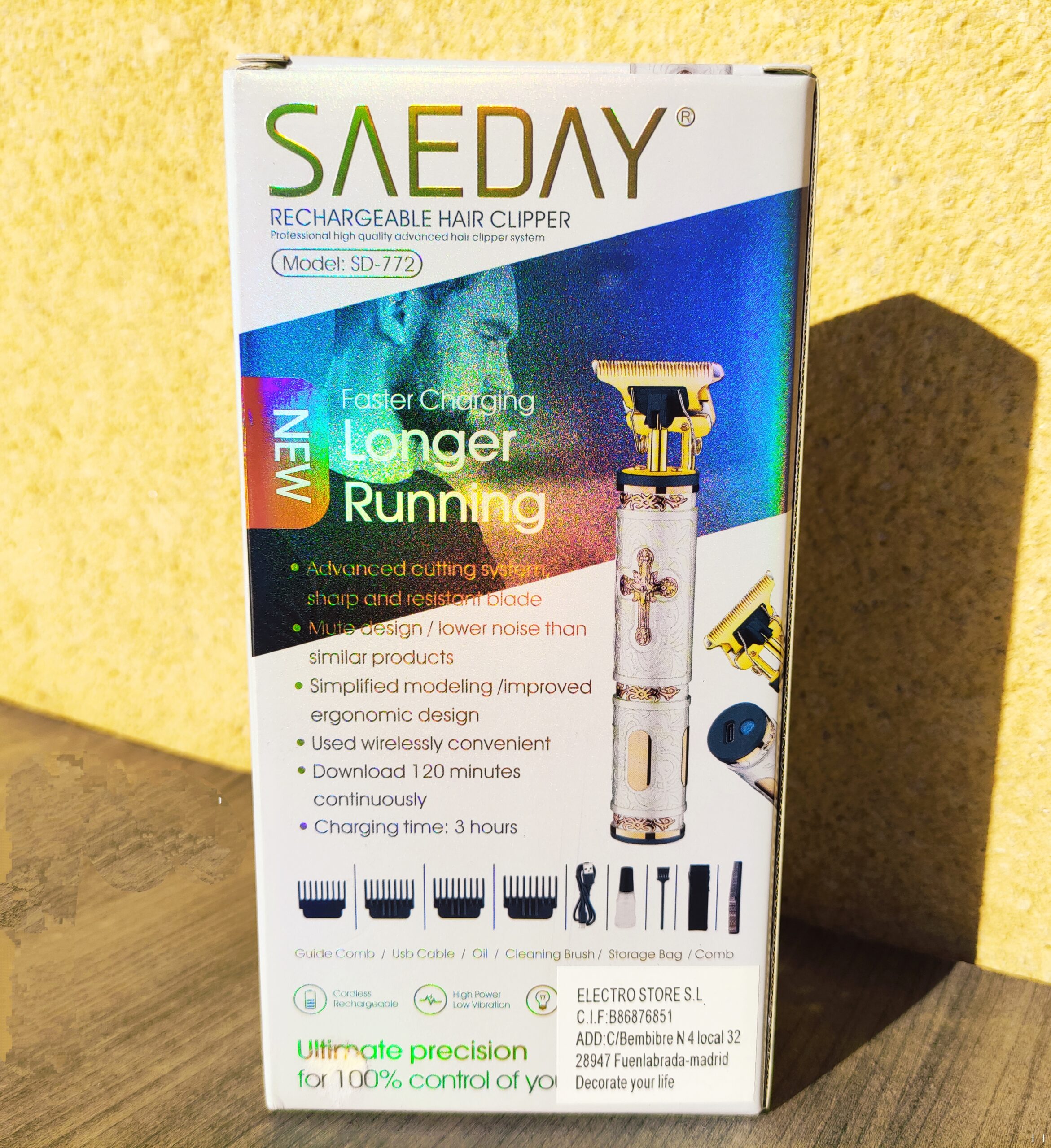 Cortapelo y Barba Profesional Diseño Cruz - Imagen 6