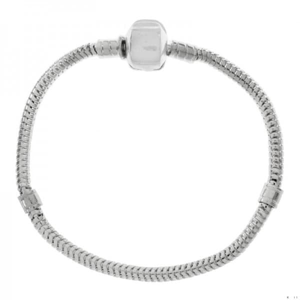 Pulsera Símil Pandora Plata de Ley