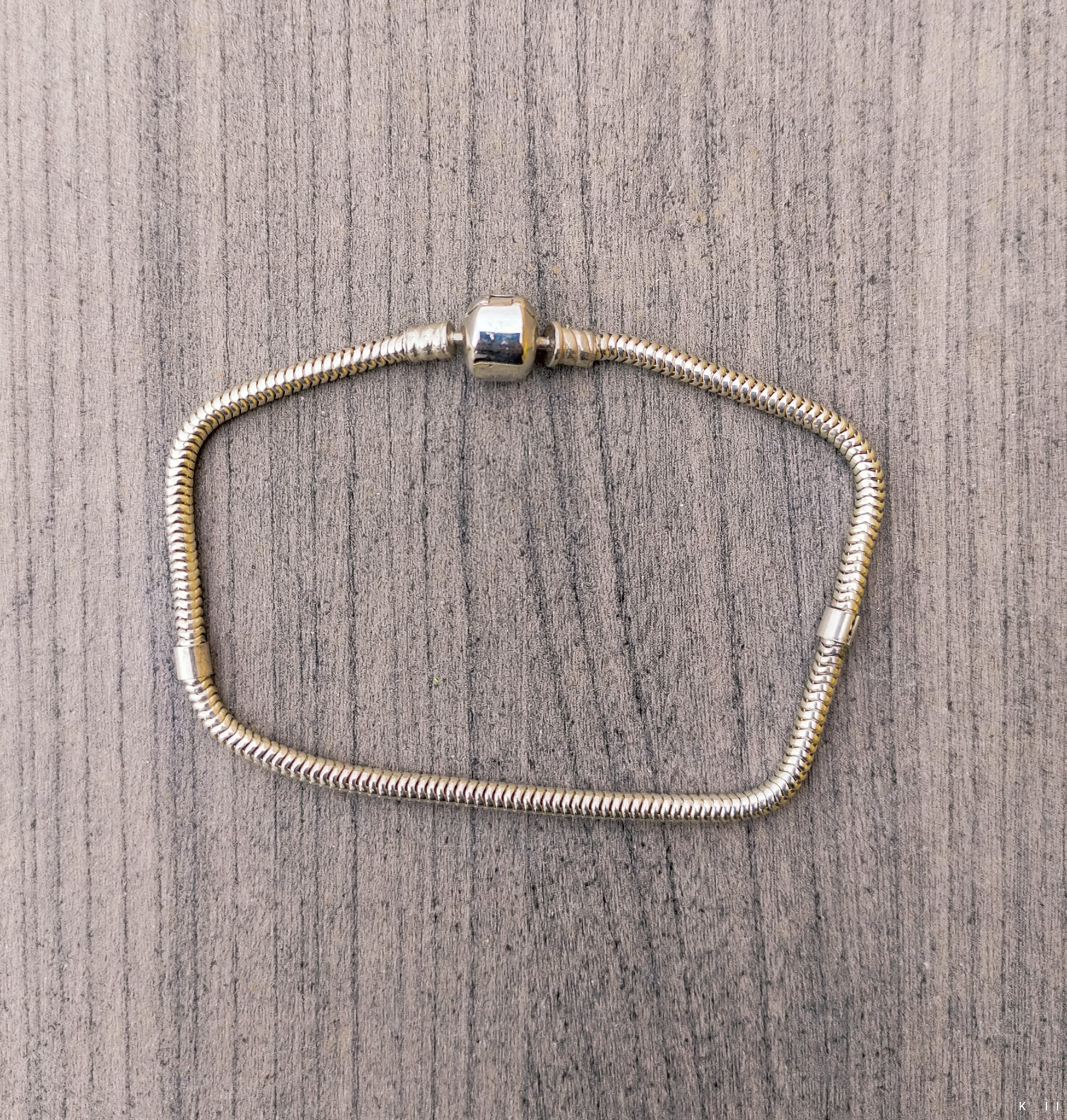 Pulsera Símil Pandora Plata de Ley - Imagen 3