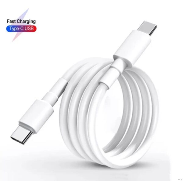 Cable de Carga Rápida Tipo C a Tipo C PD 3A - Imagen 2