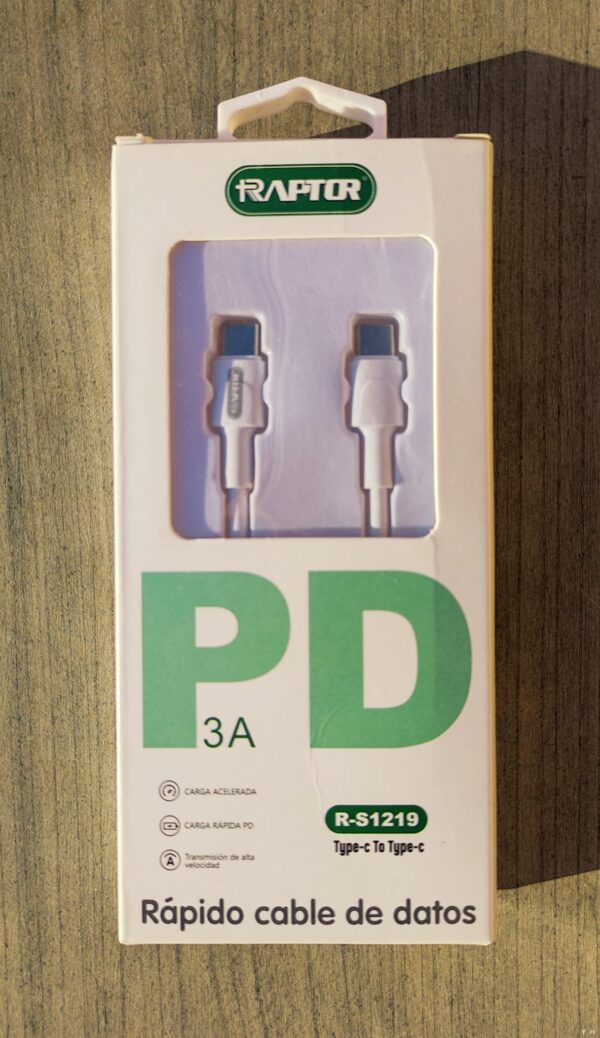 Cable de Carga Rápida Tipo C a Tipo C PD 3A - Imagen 4