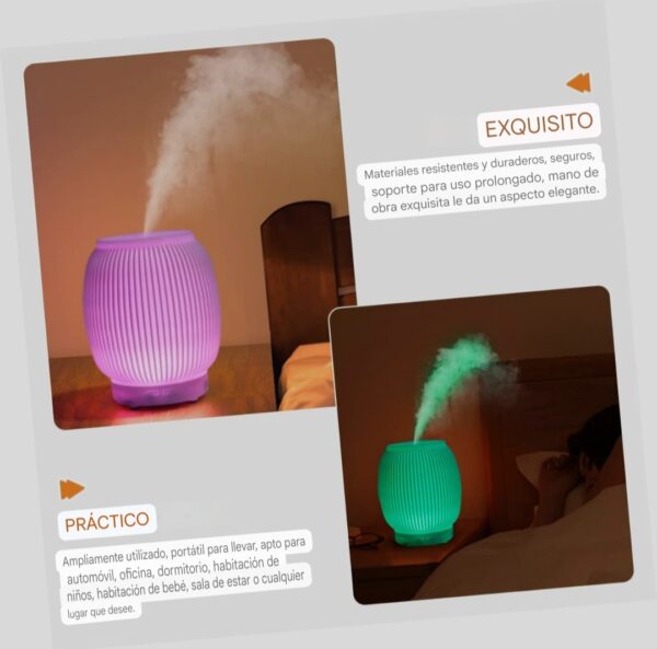 Humificador Difusor de Aroma Estilo Lámpara Tradicional 200 ml - Imagen 8