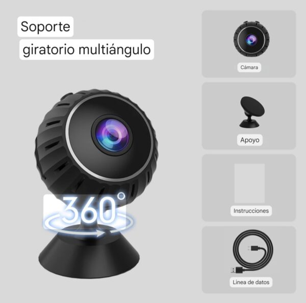 Mini Cámara Inteligente WiFi 1080 - Imagen 5