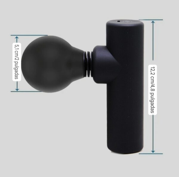 Mini Pistola de Masaje Portátil de Mano Masajeador Eléctrico de Relajación Muscular - Imagen 4