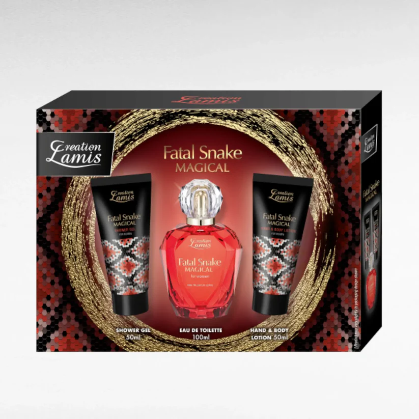 Estuche Colonia Eau de Toilette Fatal Snake MAGICAL de Creation Lamis 100 ML