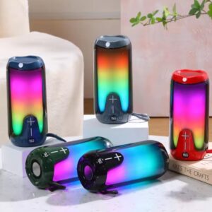 Imagen destacada de catalogo del altavoz bluetooth tg 651 tws led de frente con iluminacion activa