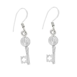 Pendientes San Benito Plata de Ley