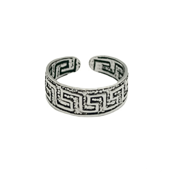 Joya para el verano: anillo de pie de plata de ley 925, ideal para la playa y la piscina.
