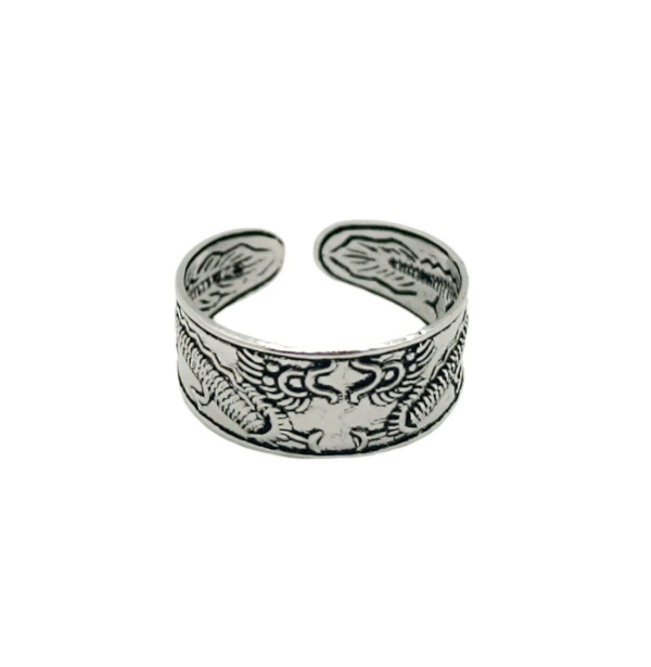 Joya para el verano: anillo de pie de plata de ley 925, ideal para la playa y la piscina.