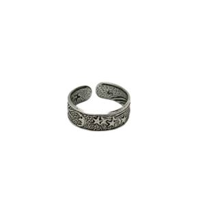 Joya para el verano: anillo de pie de plata de ley 925, ideal para la playa y la piscina.