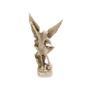 Figura de San Miguel de 15 cm, un poderoso símbolo de protección, justicia y fuerza.