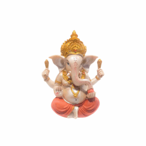 Figura de Ganesha en resina de 15 cm, amuleto para la buena suerte y para eliminar obstáculos.