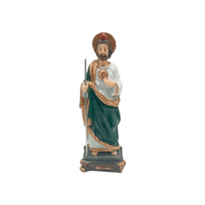 Estatua de San Judas Tadeo, santo patrono de las causas difíciles.