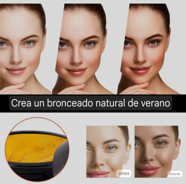 Gel autobronceador para un bronceado natural y duradero, marca Look Look Cosmetics, resultados.