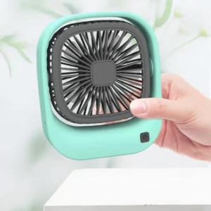Ventilador portátil recargable por USB para escritorio, modelo PBP-774.