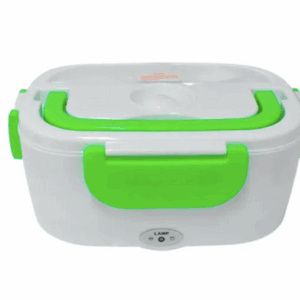 Recipiente eléctrico para calentar alimentos, perfecto para la oficina o el hogar.