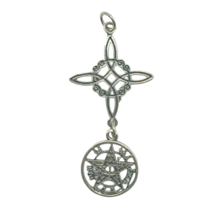 Amuleto de doble protección en plata de ley 925, talismán para hombre y mujer.