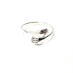 Anillo de plata 925, símbolo de la amistad, ideal para regalar a amigos.