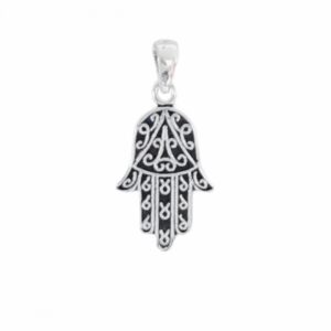 Colgante plata Mano de Fátima 17 mm protección
