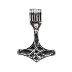 Colgante plata martillo de Thor 27mm