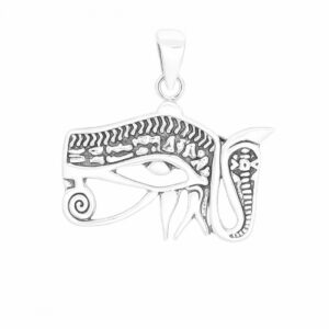 Colgante plata ojo horus 18mm