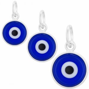Colección colgante ojo turco plata