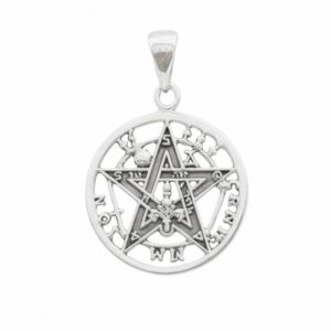 Colgante plata tetragramaton 22mm