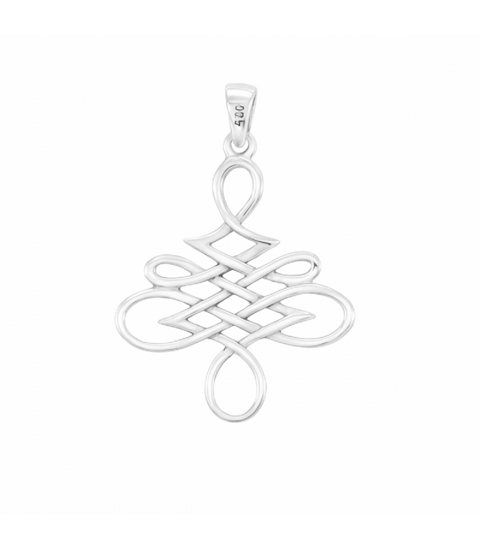 Colgante Unalome Espiritual 24mm ✨ colgante unalome plata 24mm
