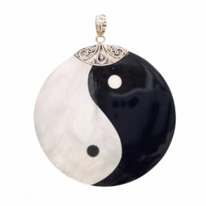 Colgante Plata Yin Yang Ø50mm