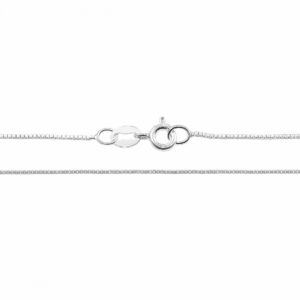Cadena plata veneciana 012 de 40cm