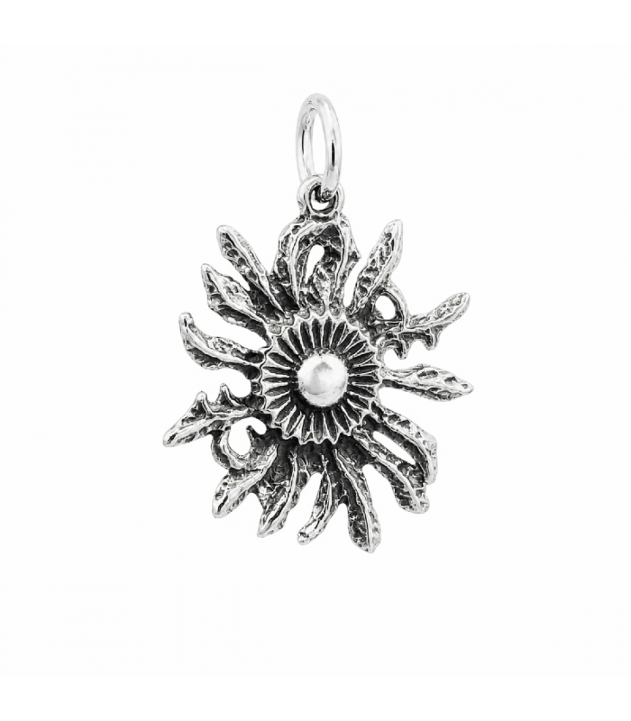 Colgante Eguzkilore Plata 35mm ✨ colgante eguzkilore plata 35mm grande