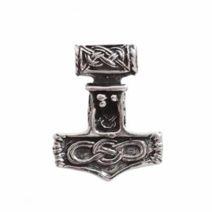 Colgante plata martillo de thor 23mm