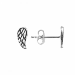 Pendiente plata mini ala