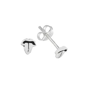 Pendientes plata lengua 4.9mm